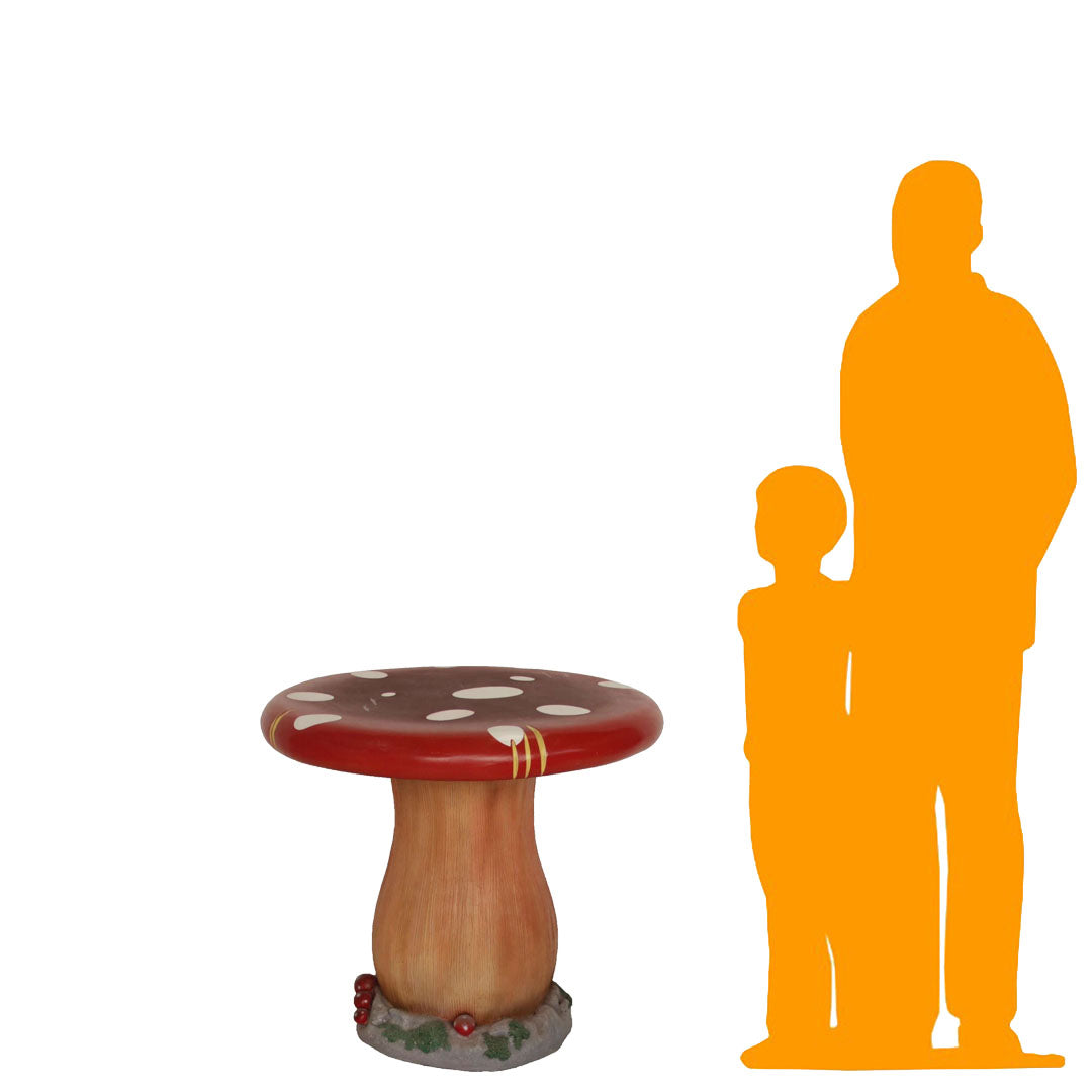 Small Mushroom Table Statue