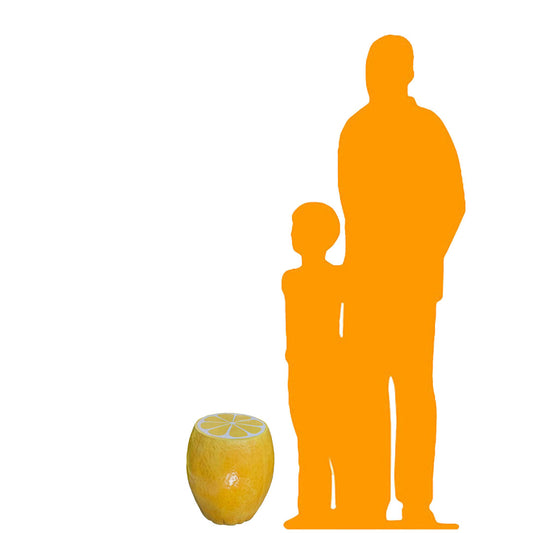 Lemon Table Stool Statue