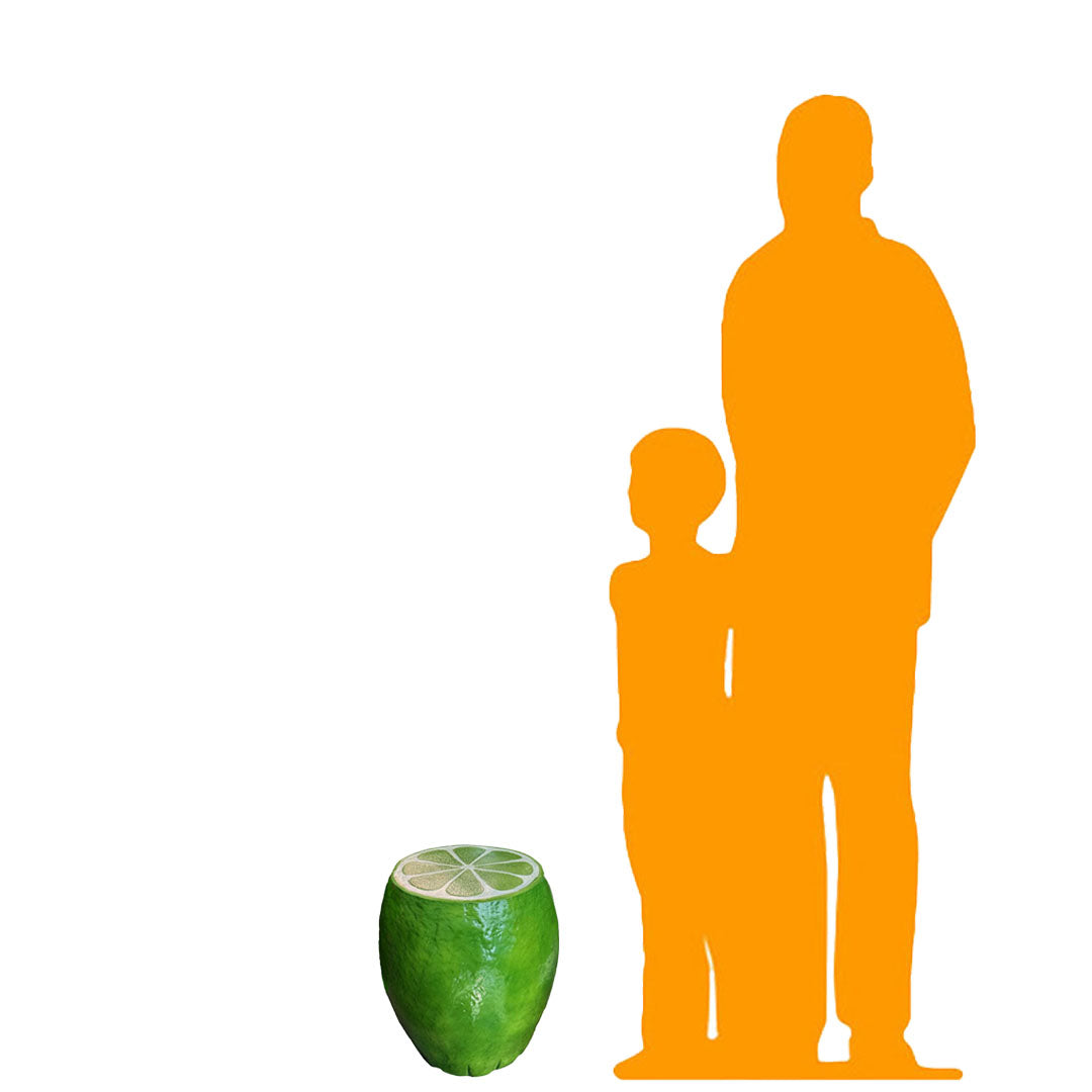 Lime Table Stool Statue