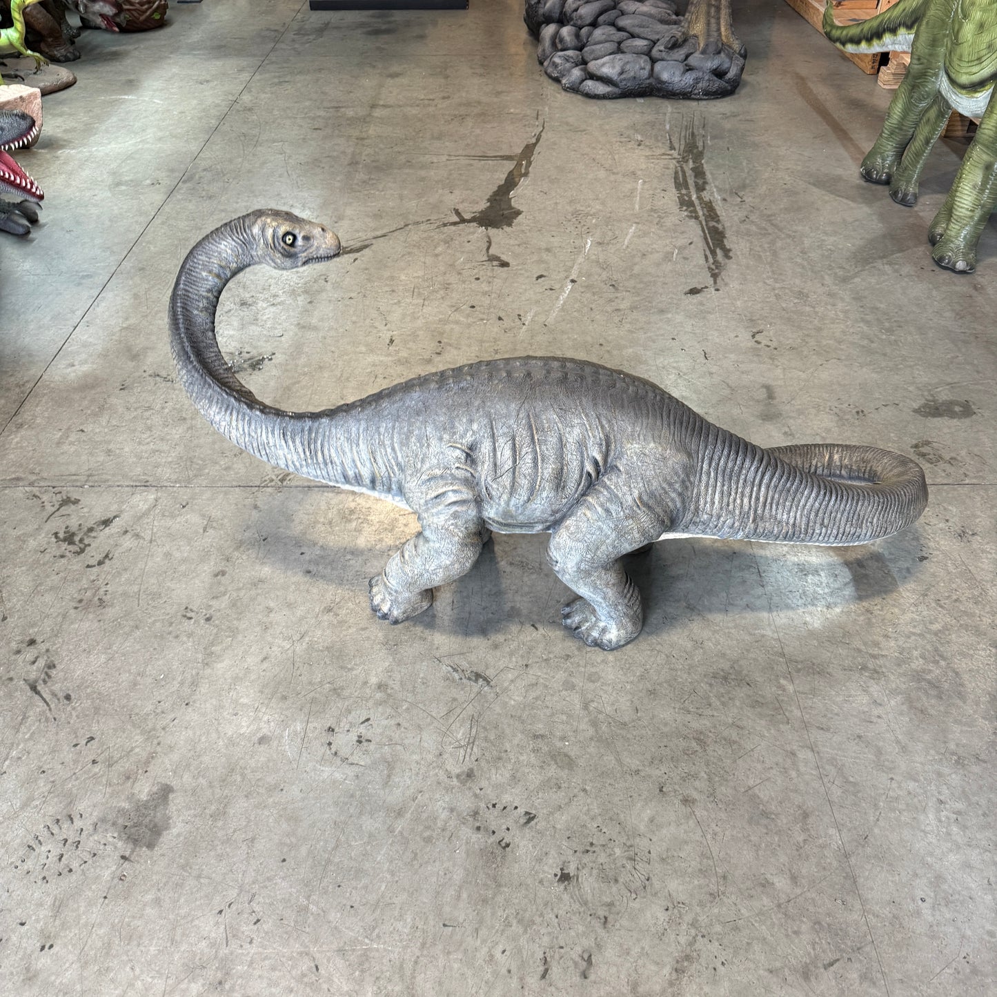 Small Apatosaurus Dinosaur Statue