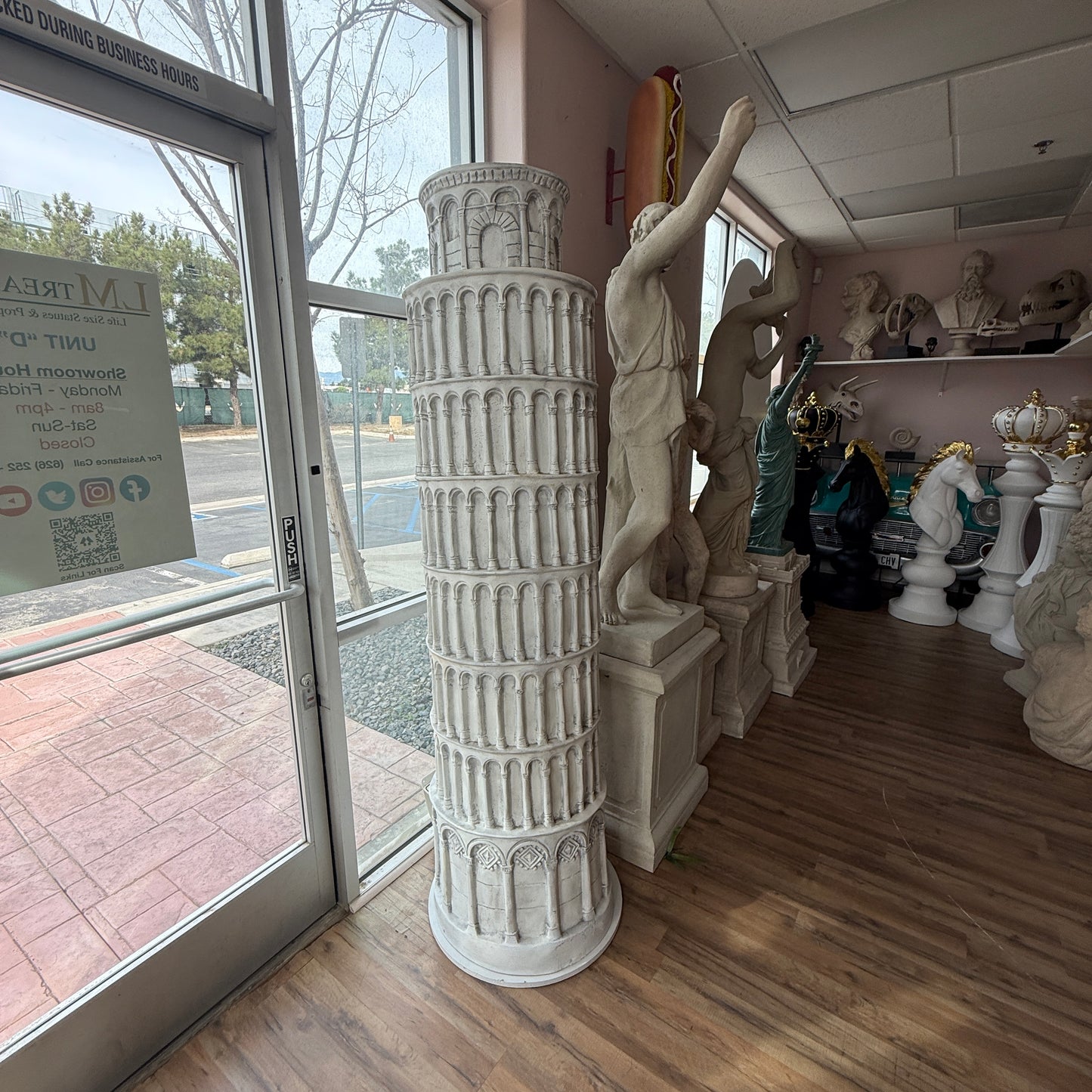 Leaning Tower Of Pisa Life Size Statue
