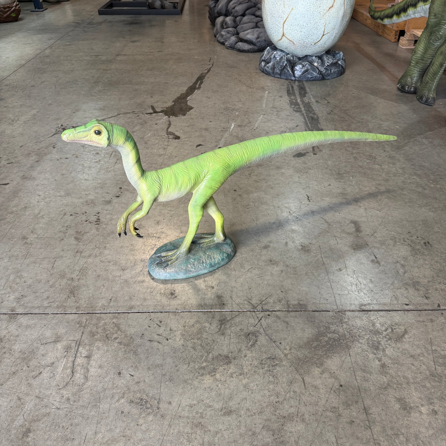 Compsognathus Dinosaur Statue