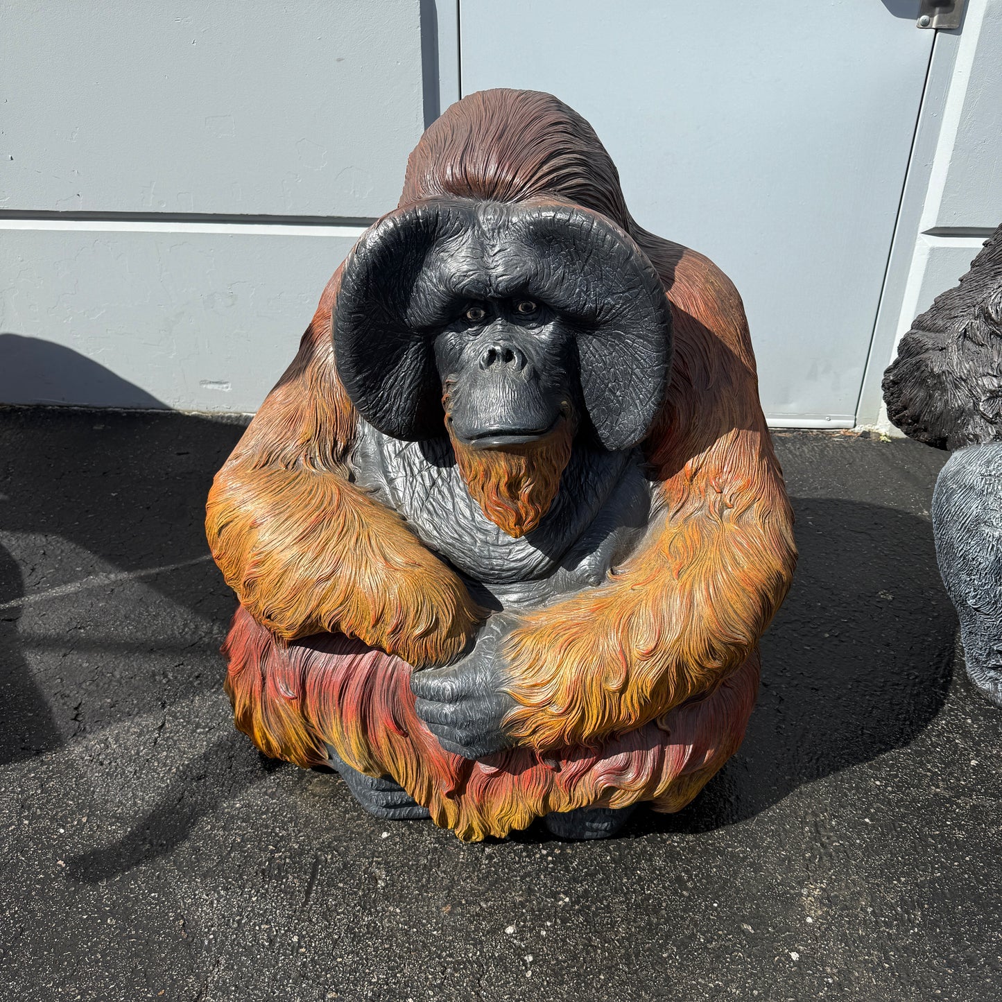 Sitting Orangutan Statue