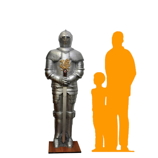 Knight Life Size Foam Statue