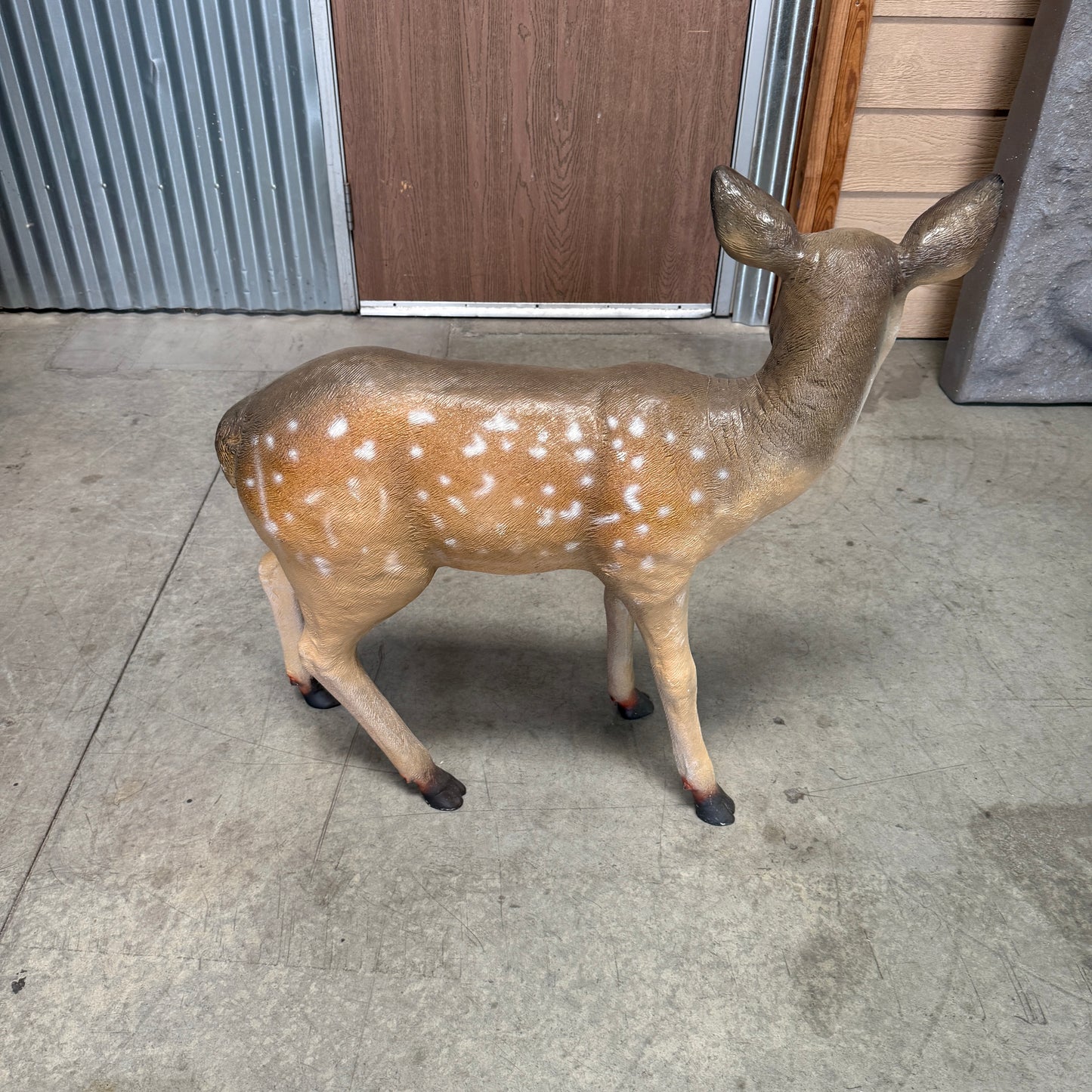 Deer Fawn Life Size Statue