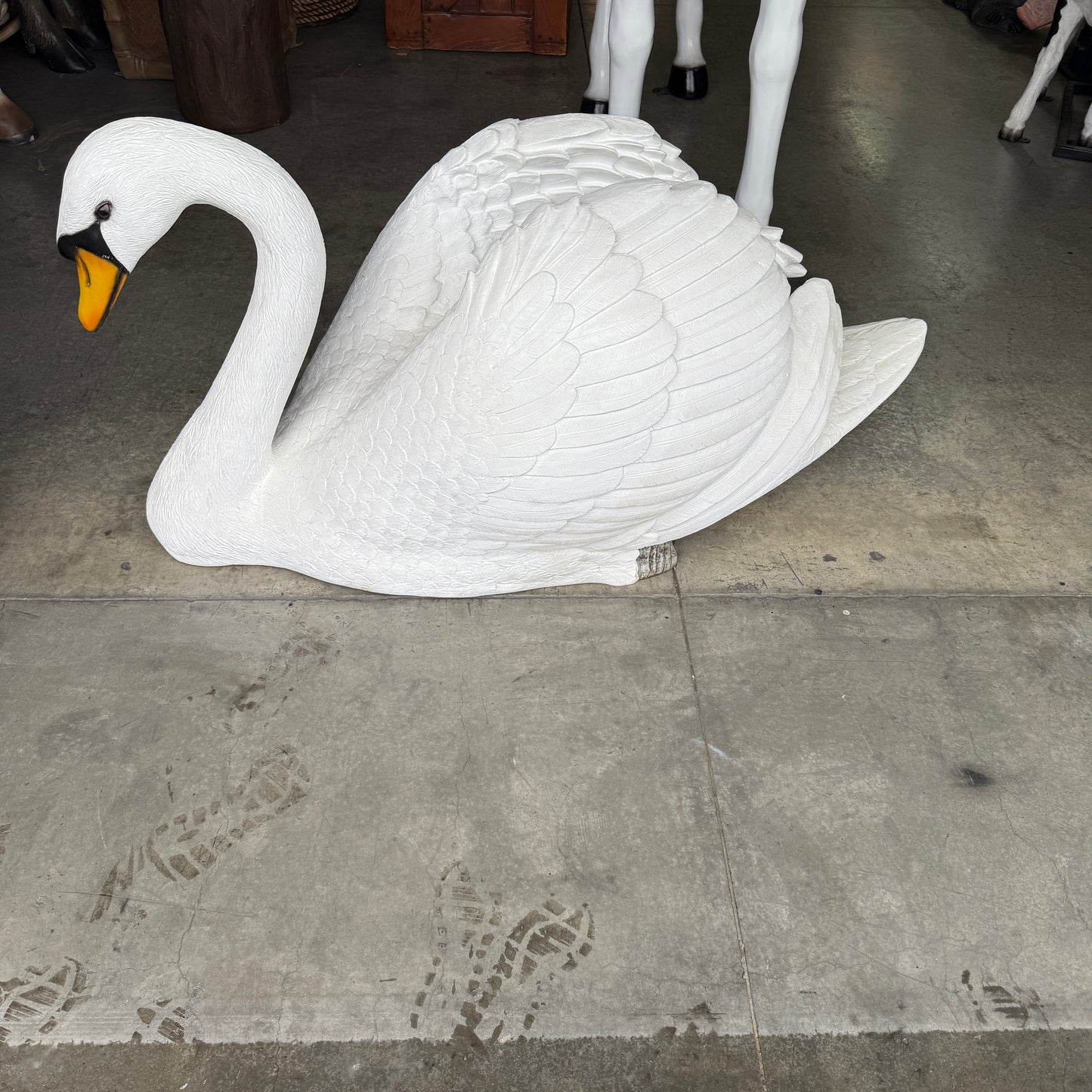 Large Swan Statue