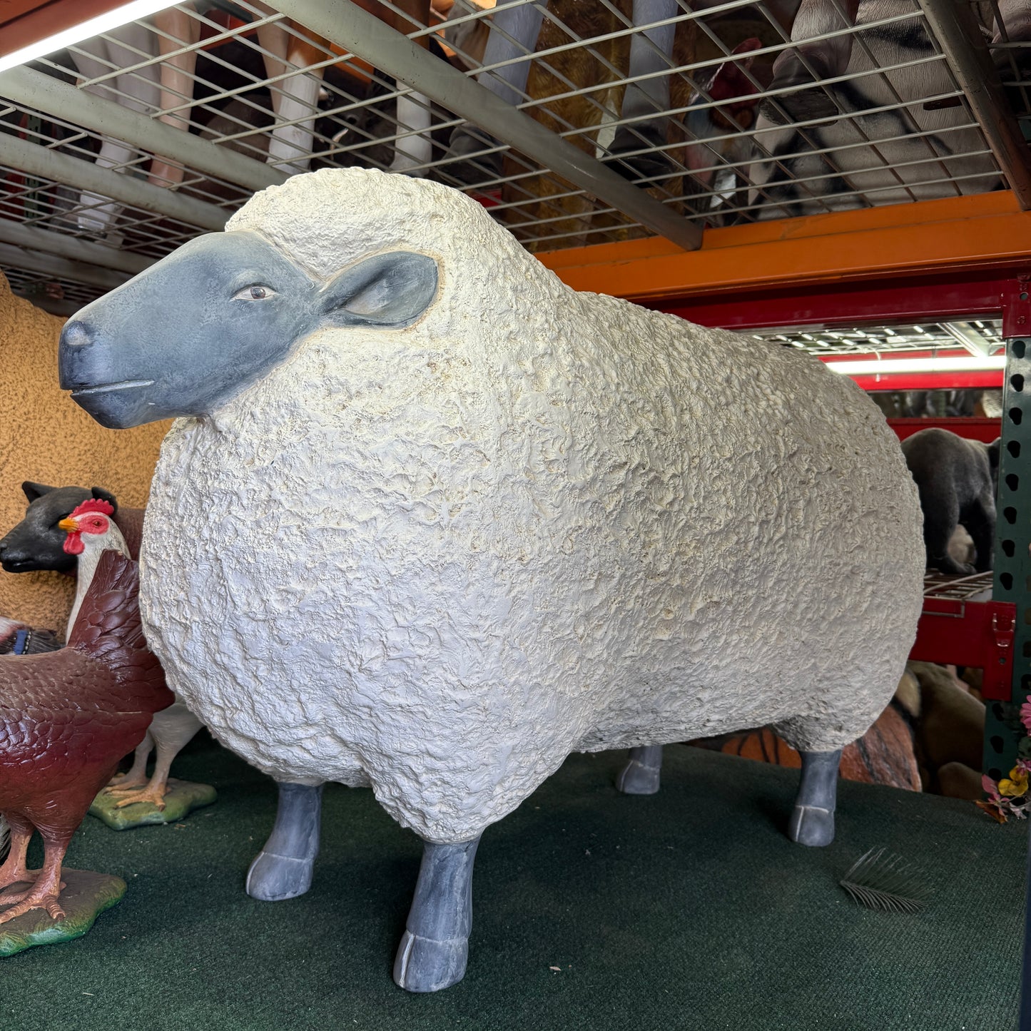 Jumbo Ryeland Ewe Statue