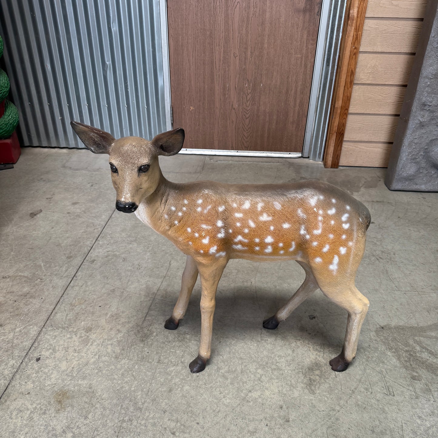 Deer Fawn Life Size Statue