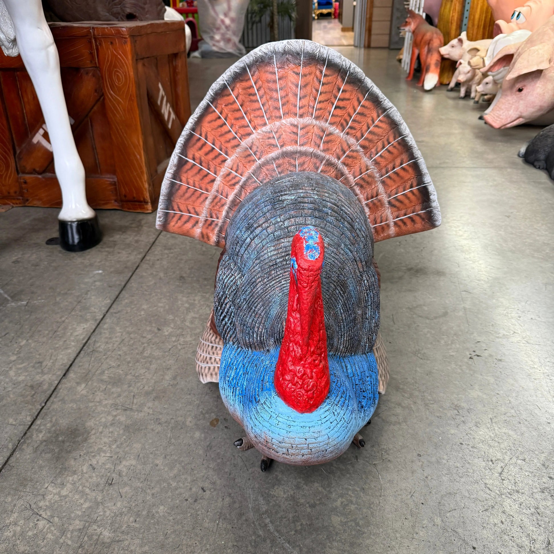Turkey Life Size Statue Prop A0181-100126-H