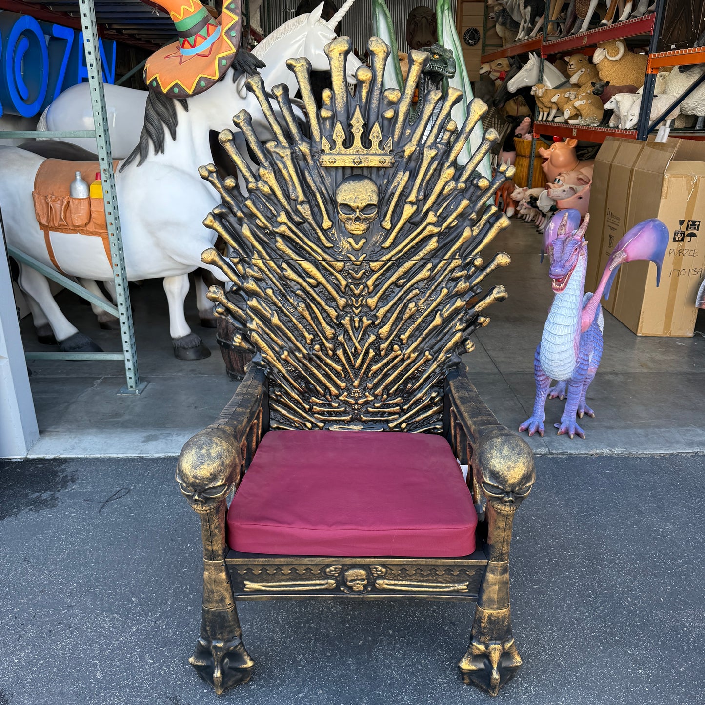Skeleton Bones Throne