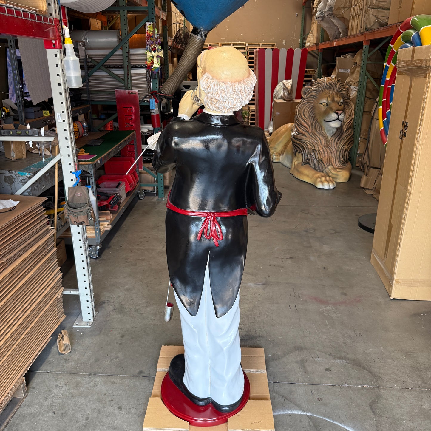 Connoisseur Butler Life Size Statue