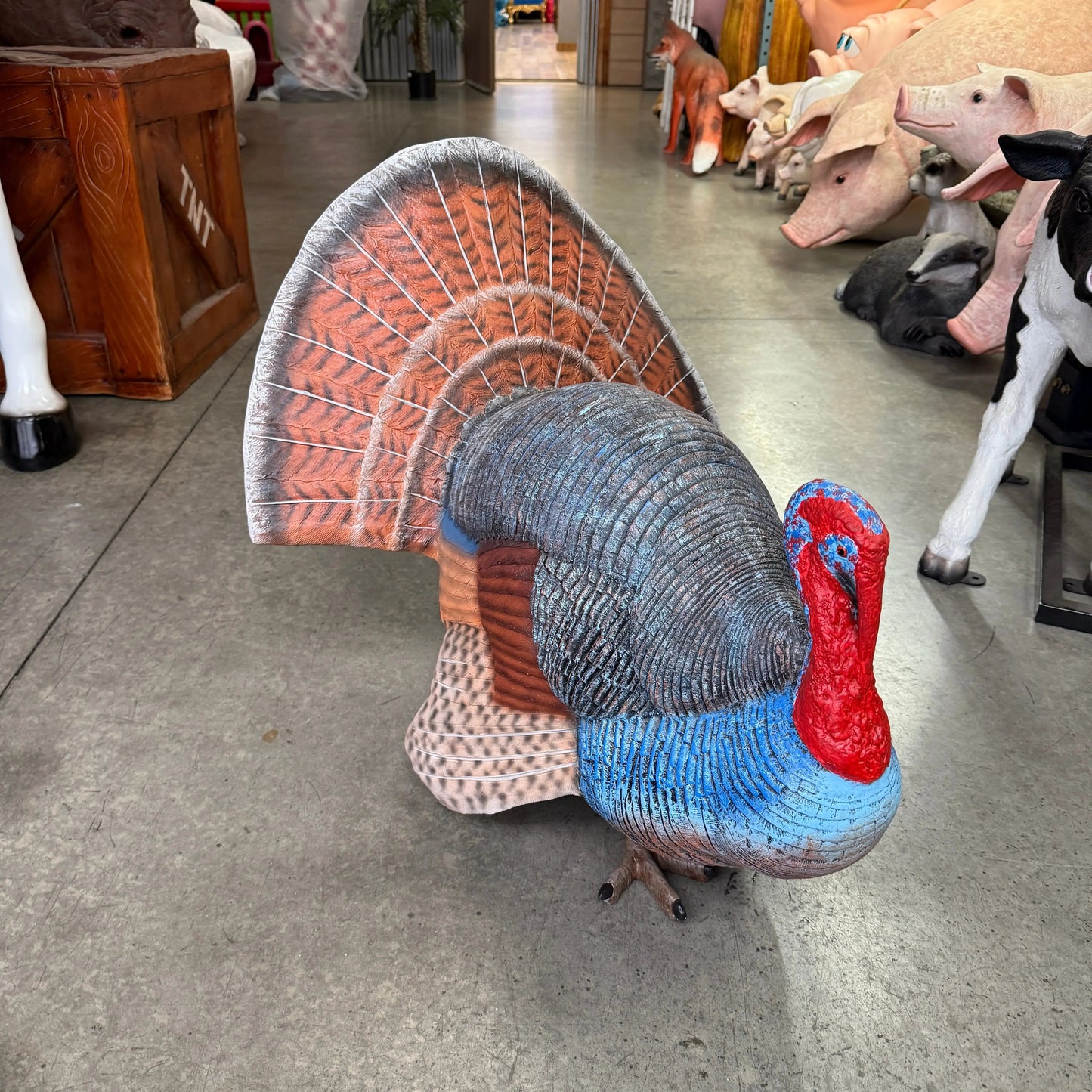 Turkey Life Size Statue Prop A0181-100126-H