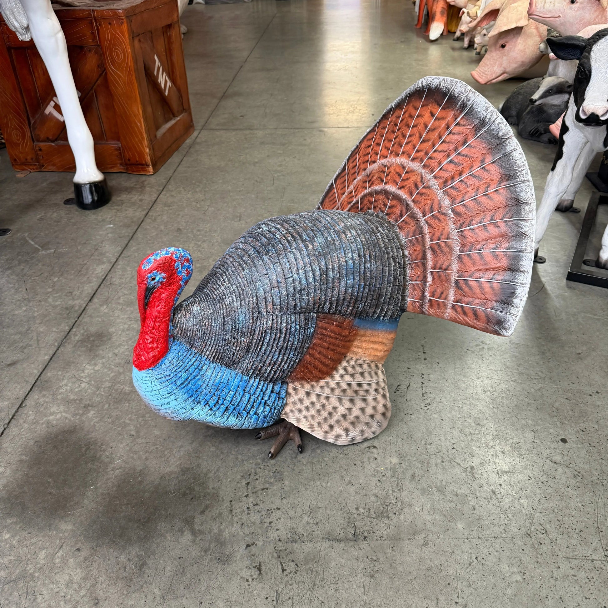 Turkey Life Size Statue Prop A0181-100126-H