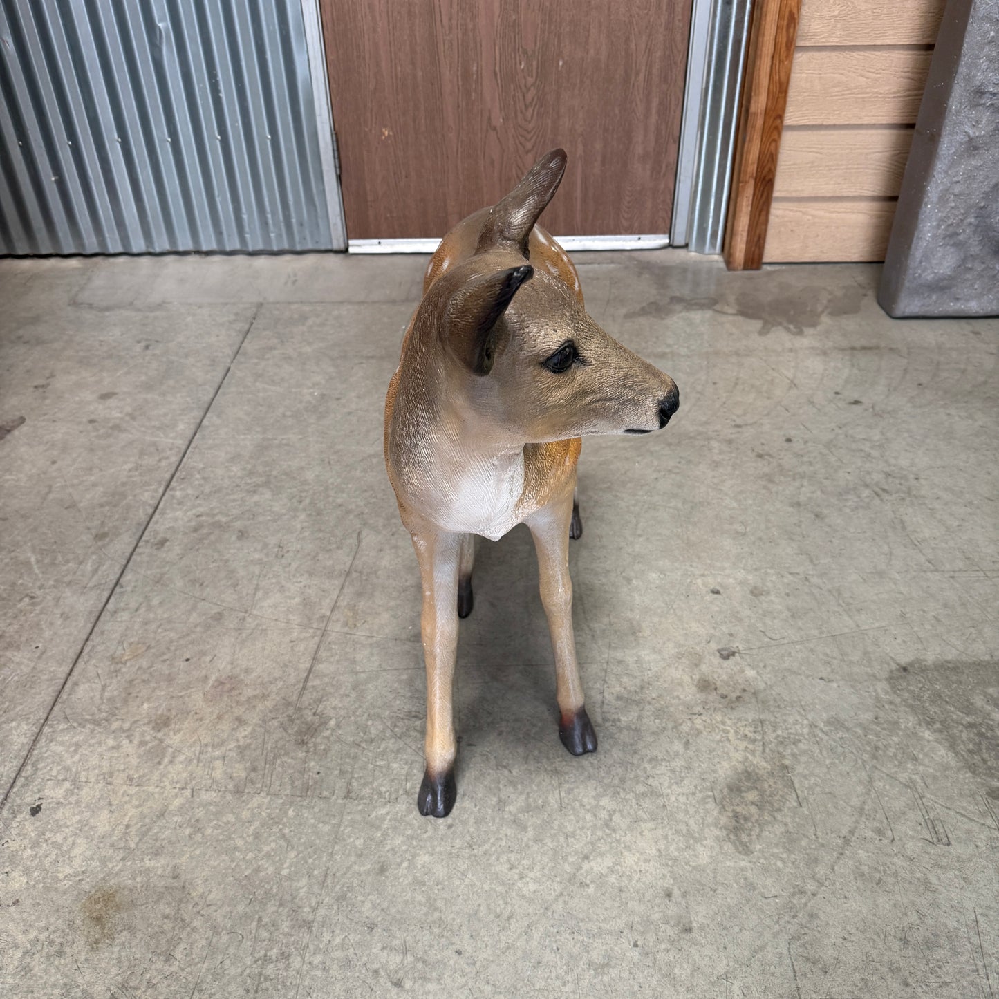 Deer Fawn Life Size Statue