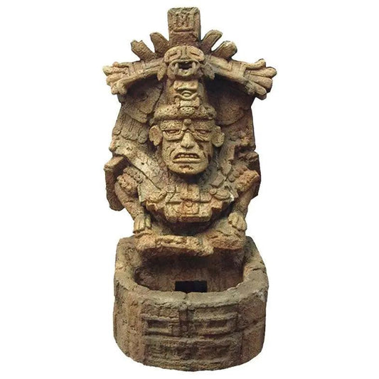 Fountain Inca Aztec Wall Decor Statue F0180-G023-PT
