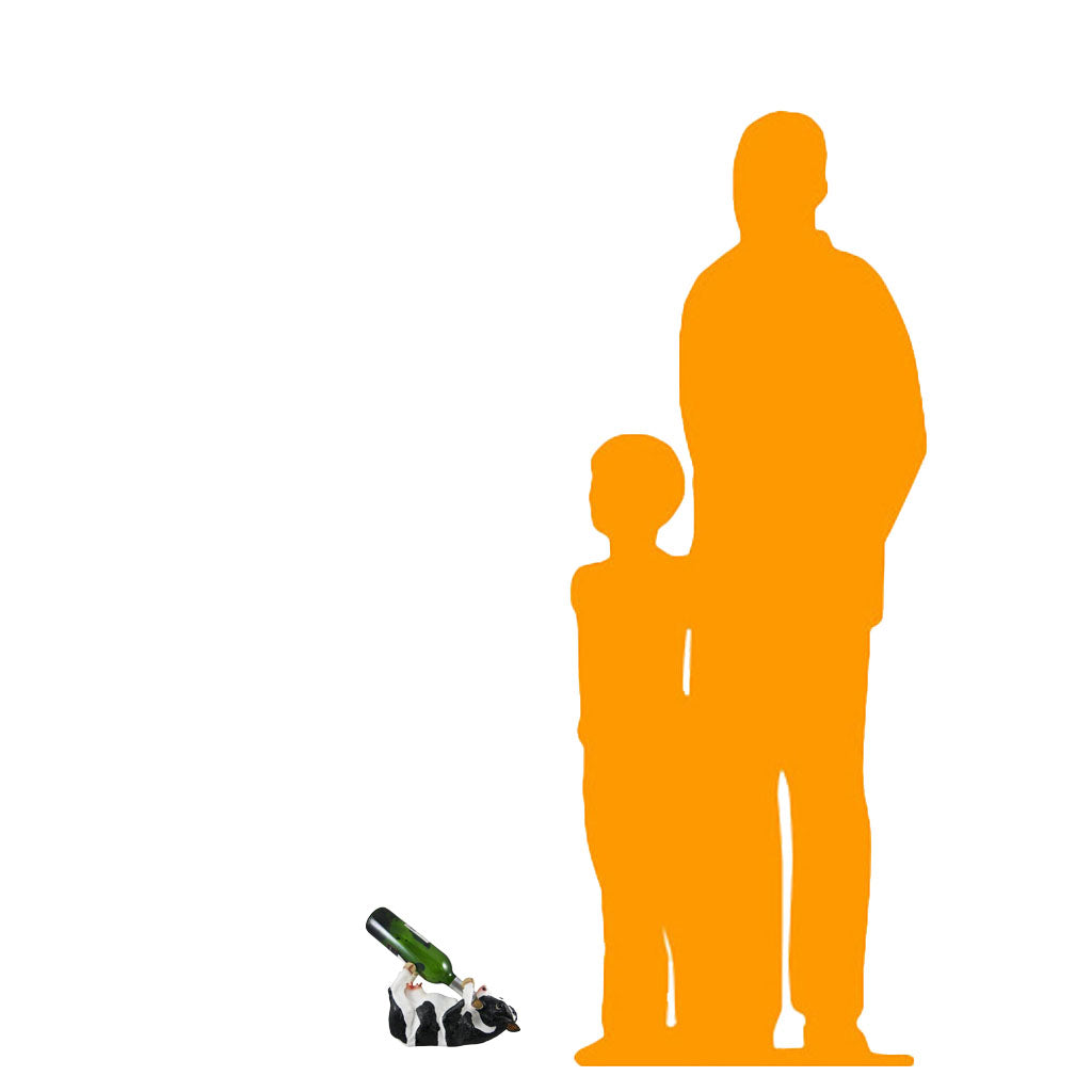 Cow Bottle Holder Statue