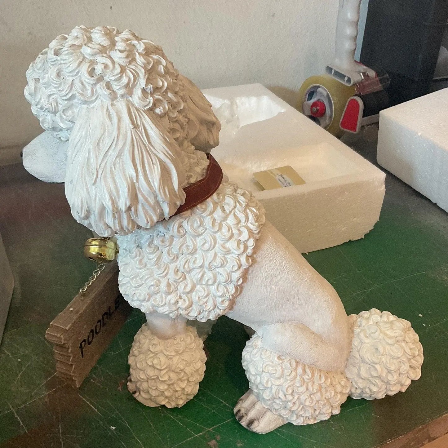 French Poodle FiFi Table Top Statue WK-HD51059-D