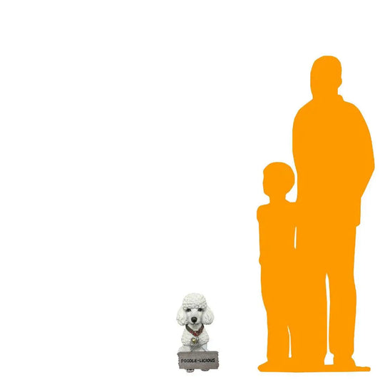 French Poodle FiFi Table Top Statue WK-HD51059-D