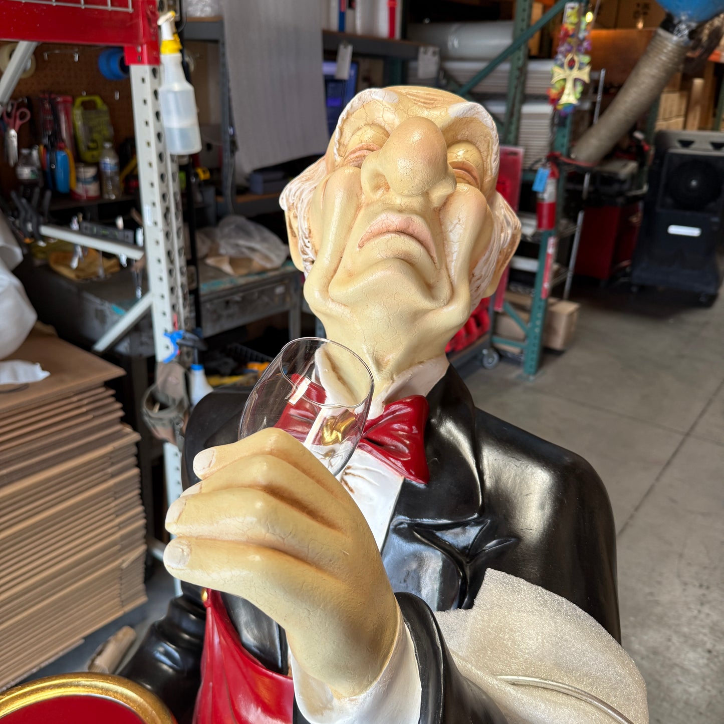 Connoisseur Butler Life Size Statue