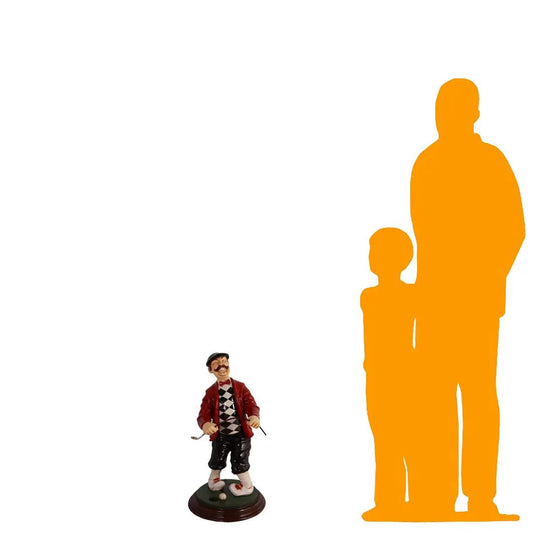 Golfer Frustrated Small Statue SP011-HFFRG-H