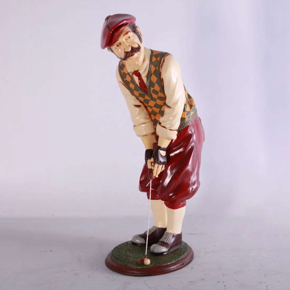 Golfer Aiming Small Statue SP012-HFGAI-H