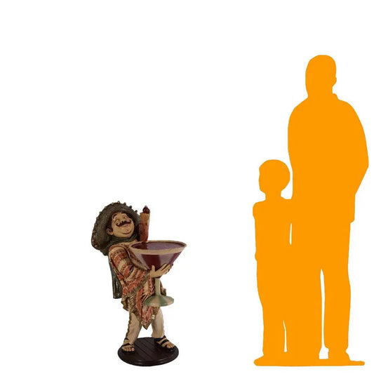 Mexican Cocktail Waiter 3 ft R0062-HFMCW-H