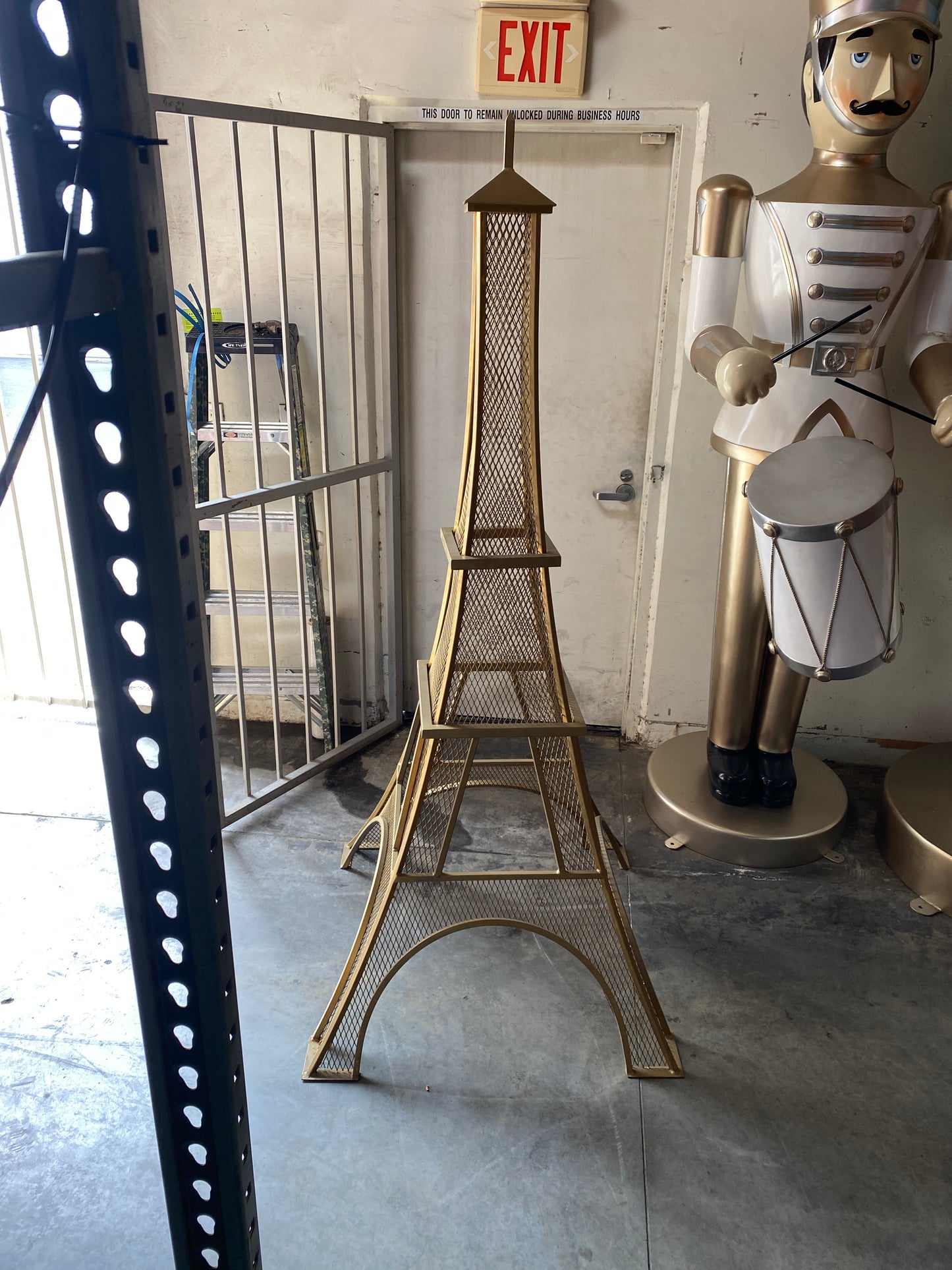 Gold Eiffel Tower Statue