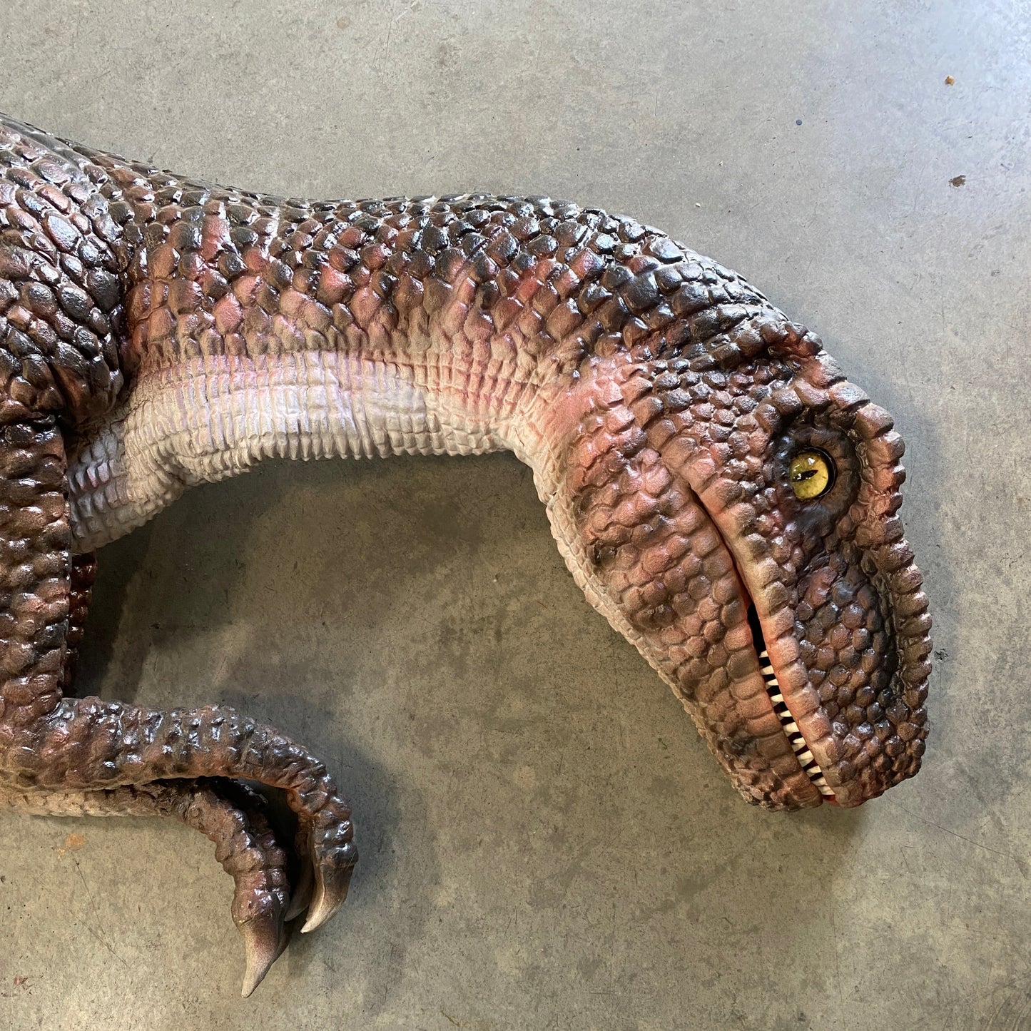 Brown Raptor Dinosaur Shoulder Puppet