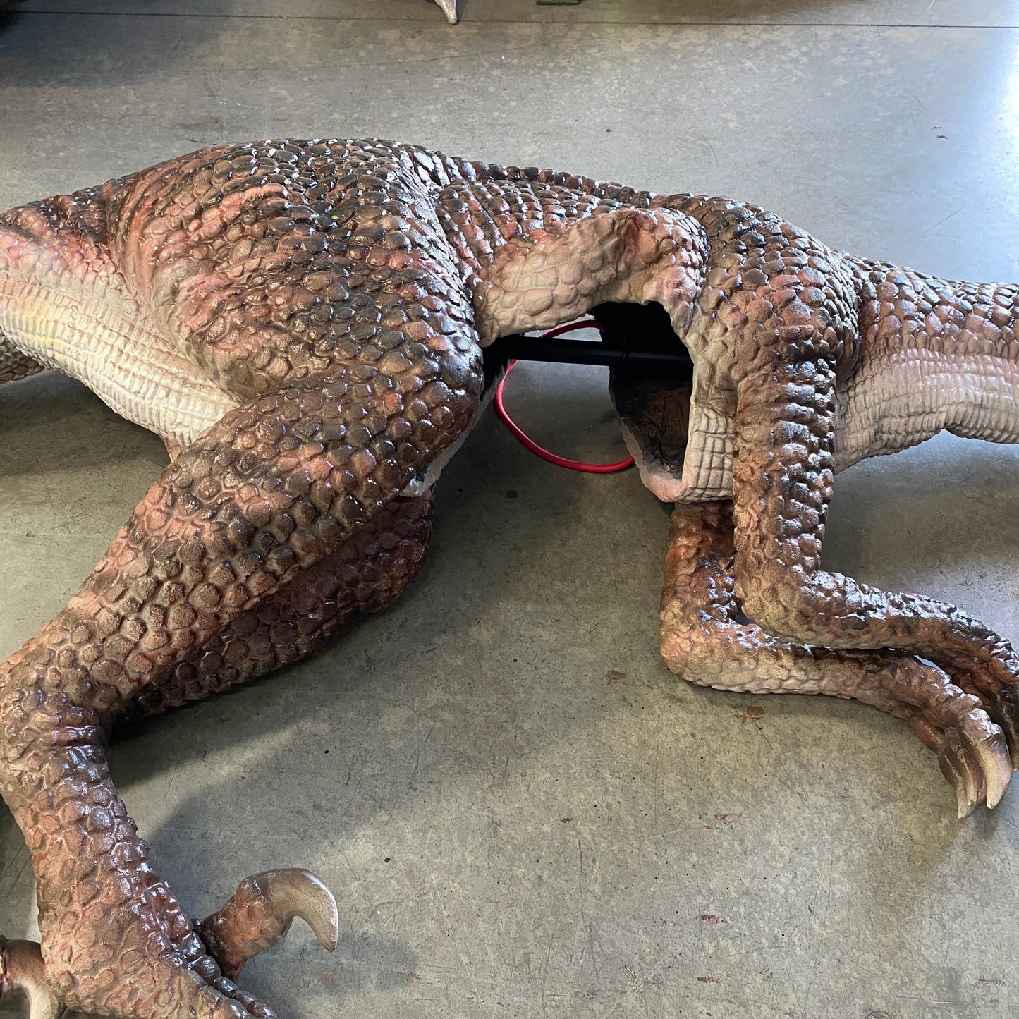 Brown Raptor Dinosaur Shoulder Puppet