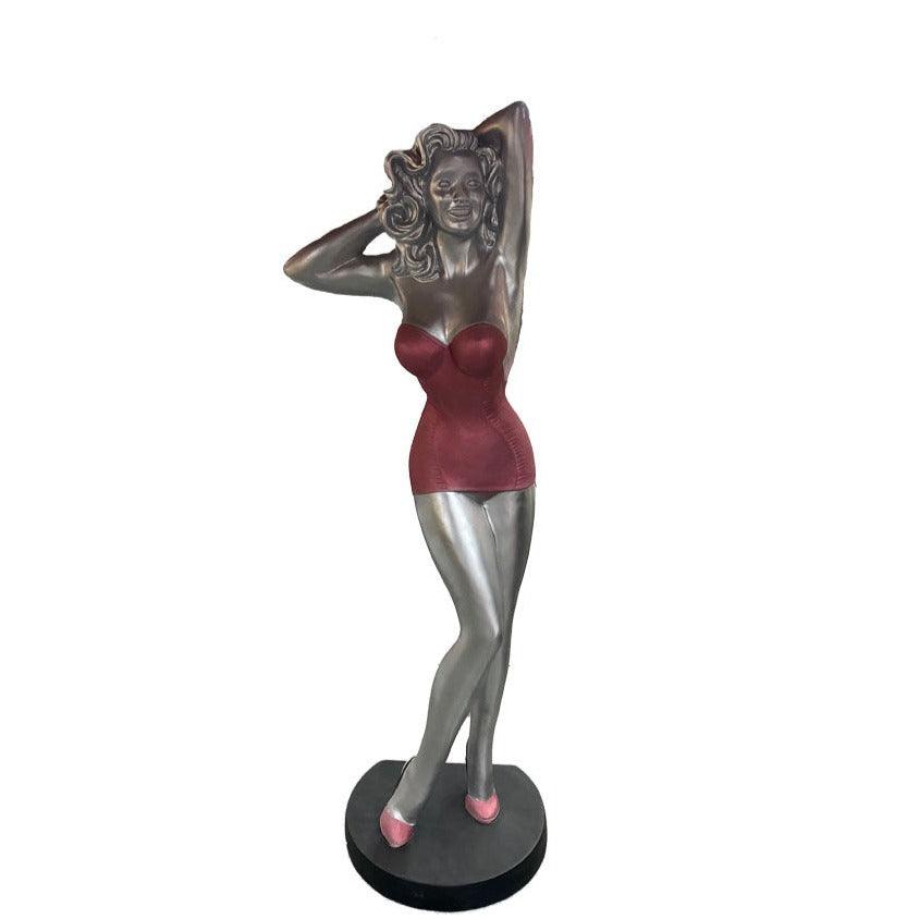 Retro Sexy Actress Life Size Statue - LM Treasures Prop Rentals