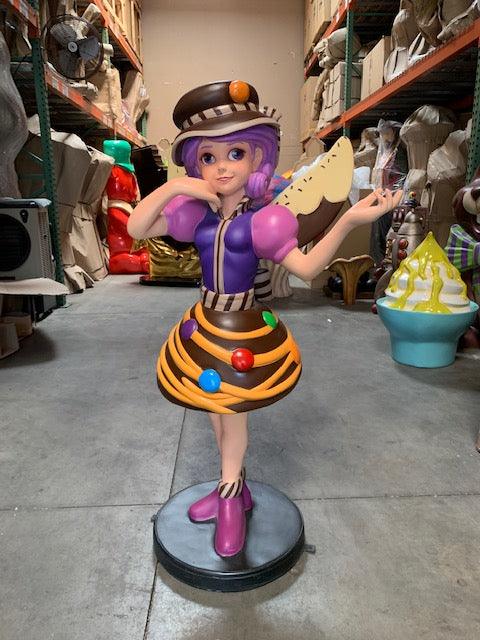 Chocolate Candy Fairy Statue