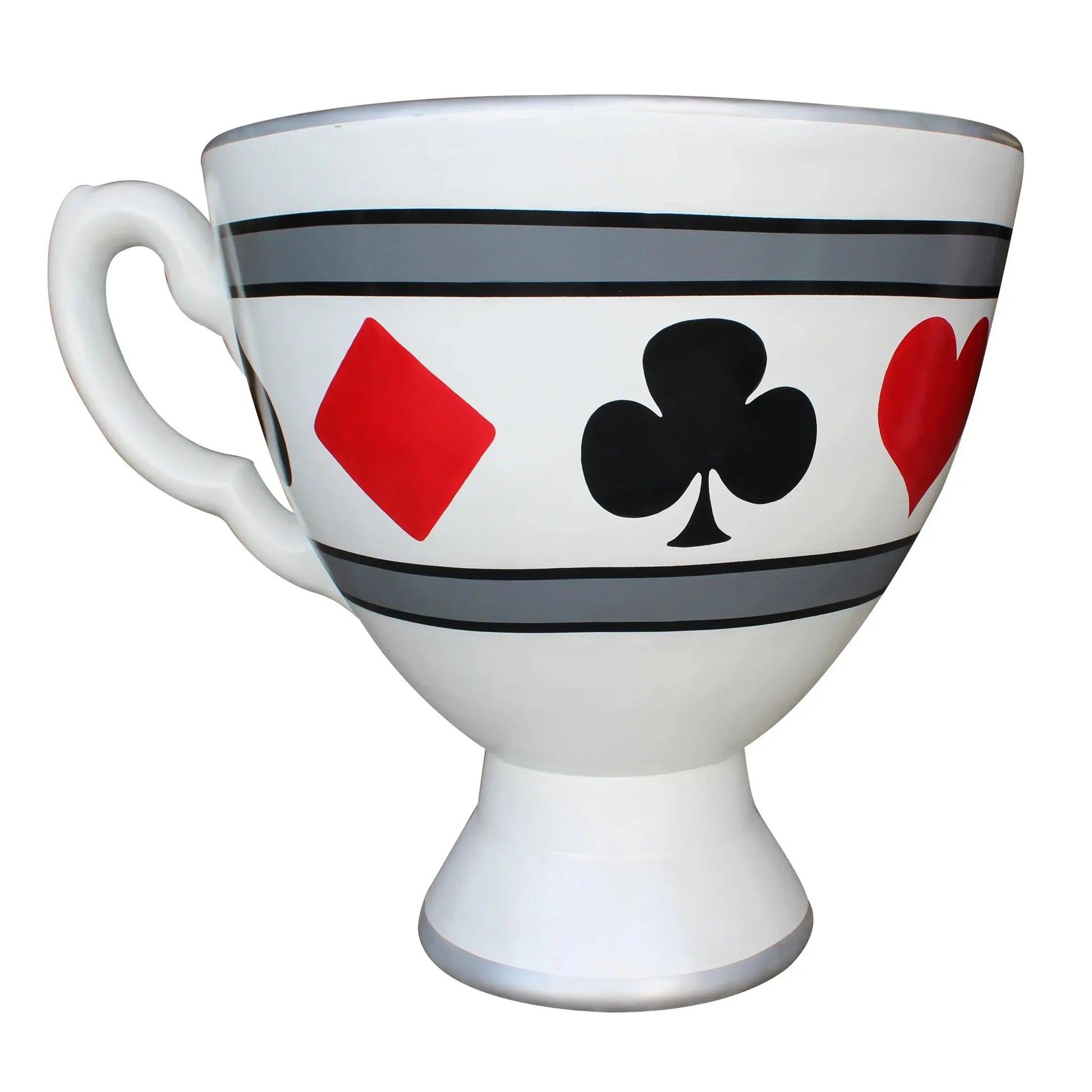 Suits Tea Cup Over Sized Statue R0355BW-R365-PT
