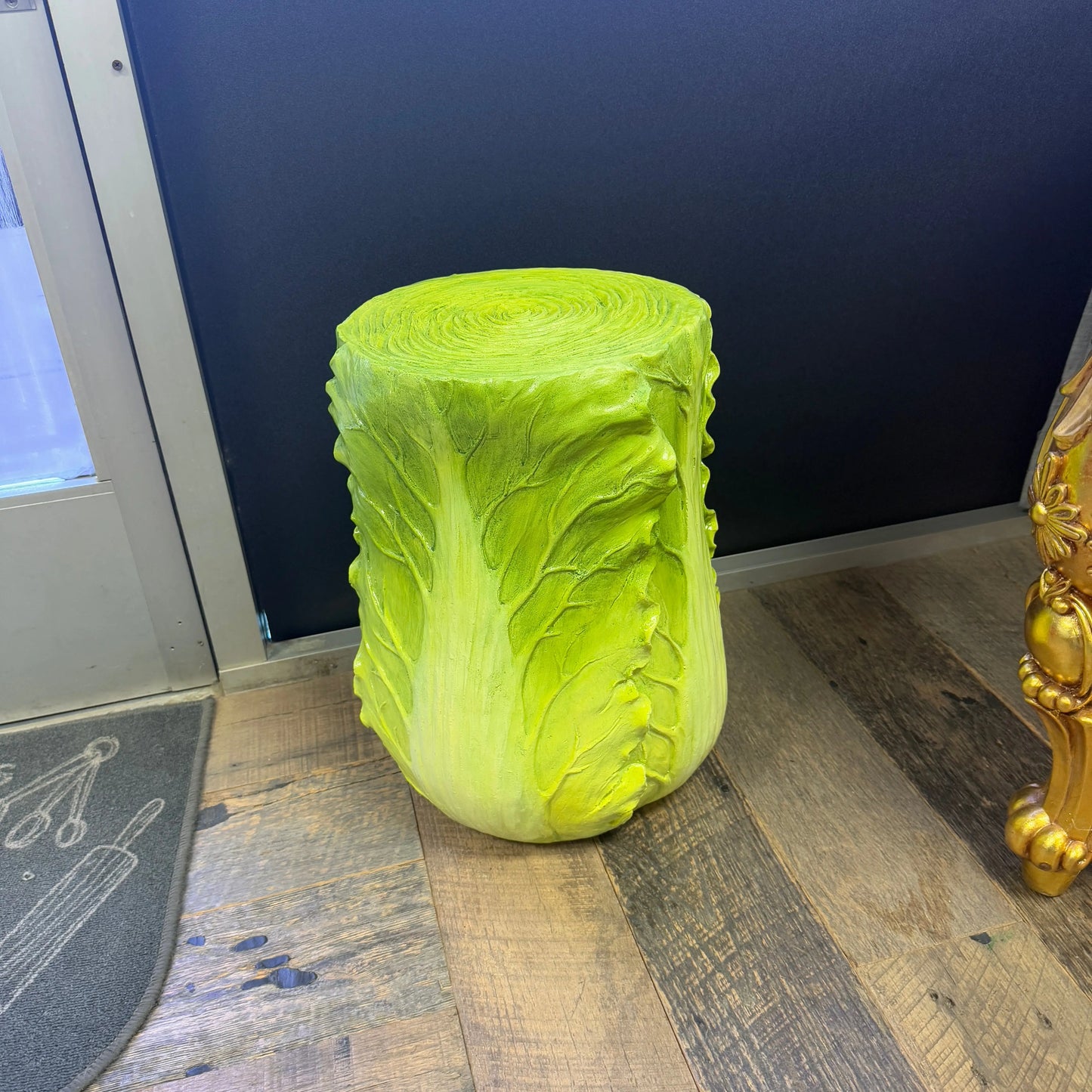 Lettuce Veggie Table Stool Statue F0221-Lettuce-P