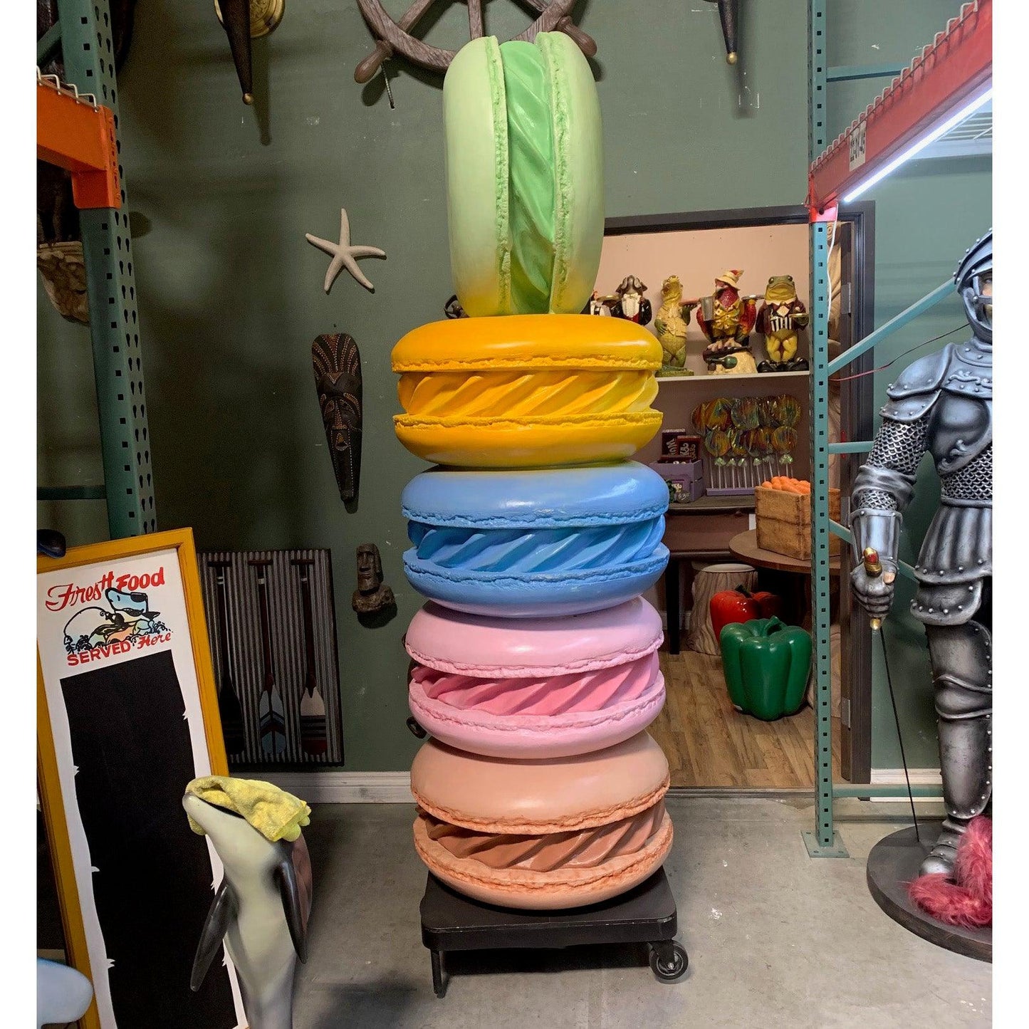 Large Stacked Macaroons Statue