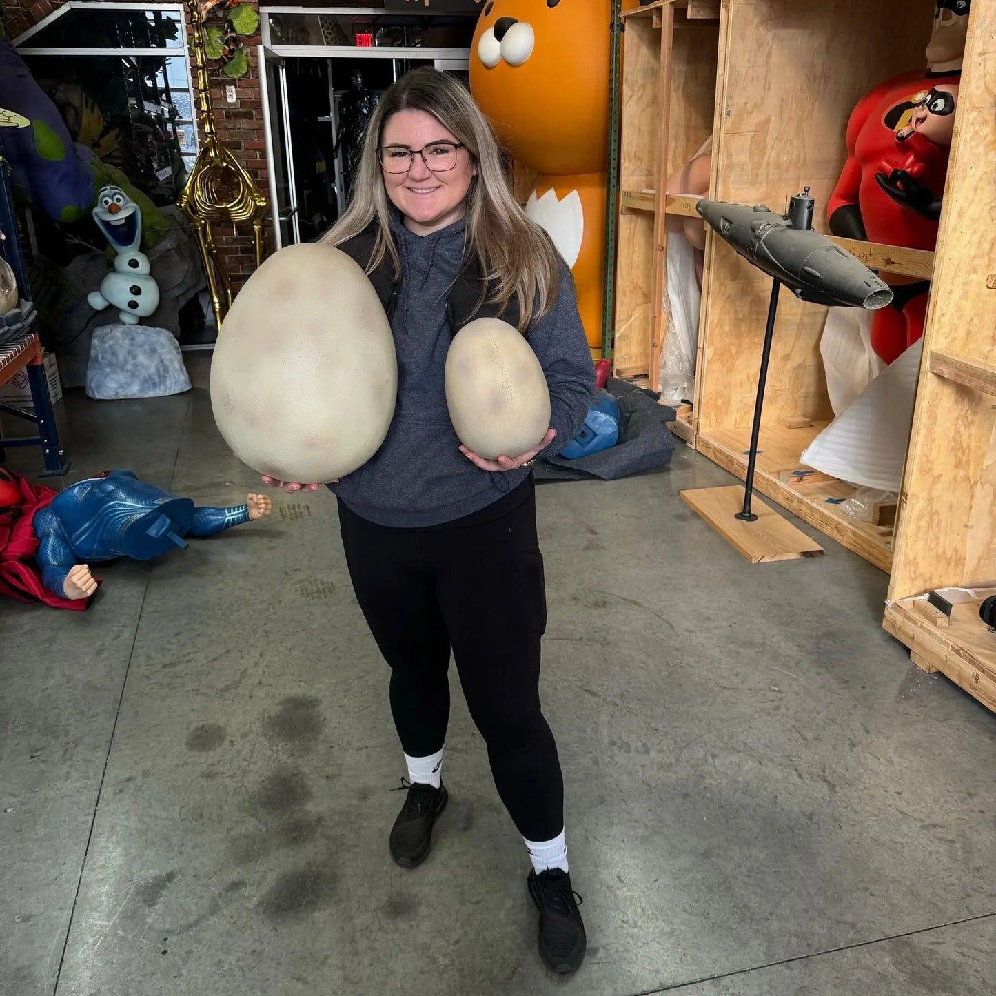 Dinosaur Egg Statue A0630-R084N-PT