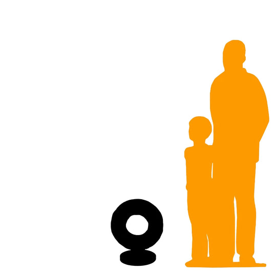 Pink Donut On Stand Statue R0331-JBTH301-AR