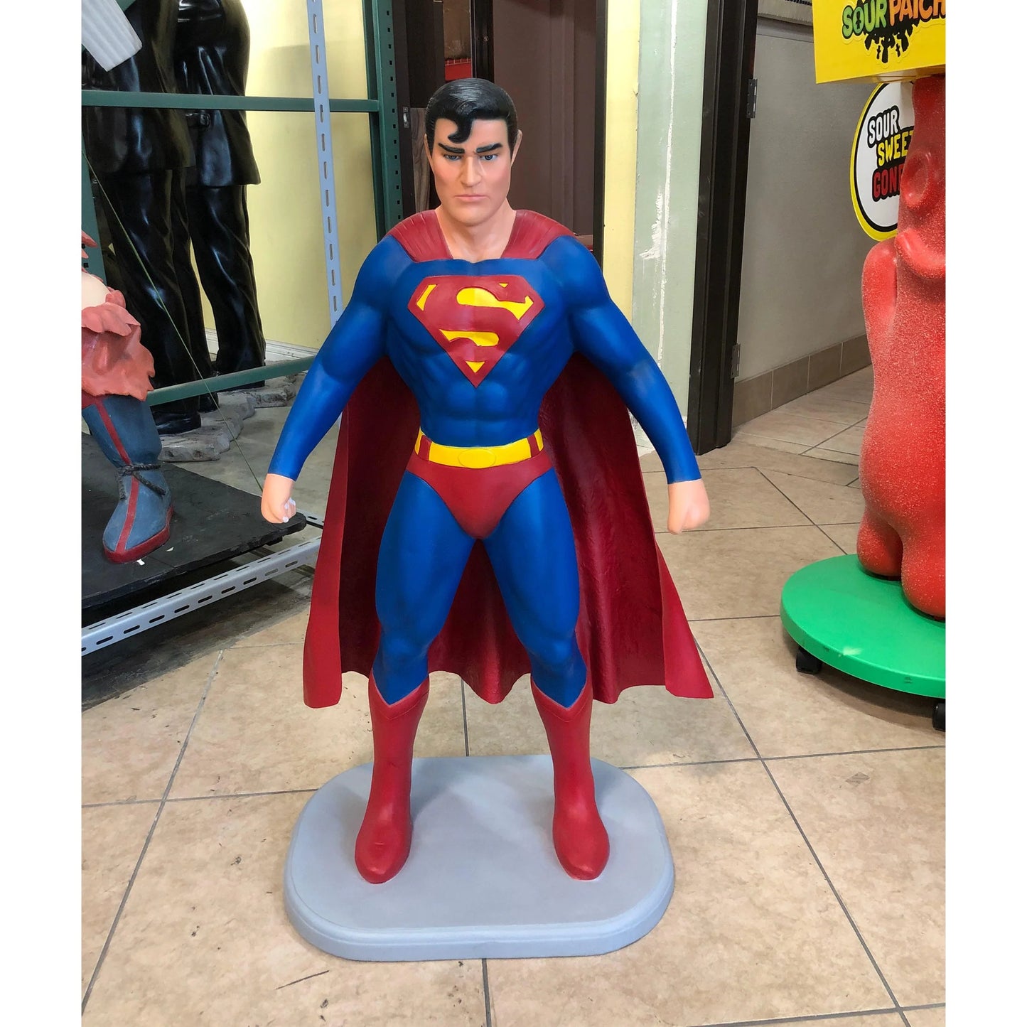 Small Muscle Super Hero Statue