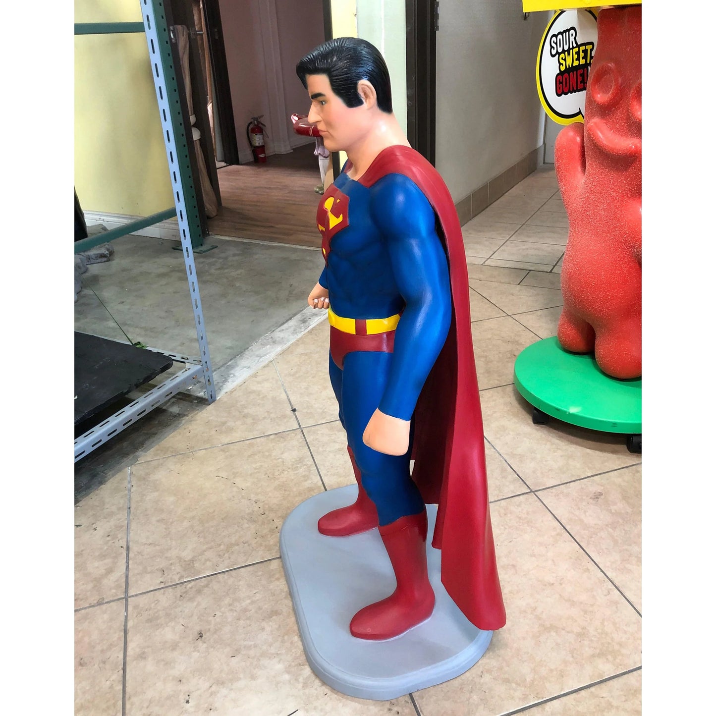 Small Muscle Super Hero Statue