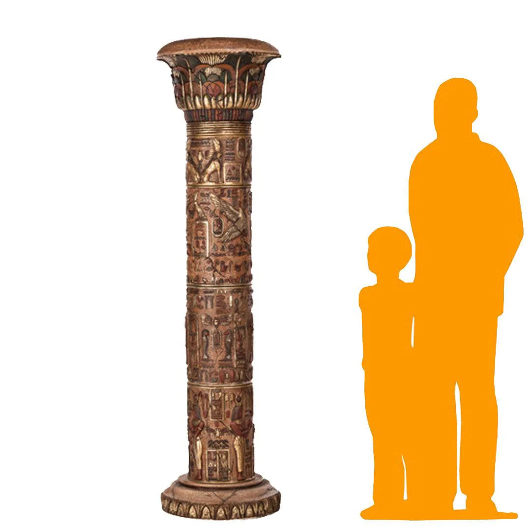 Egyptian Column Life Size Statue