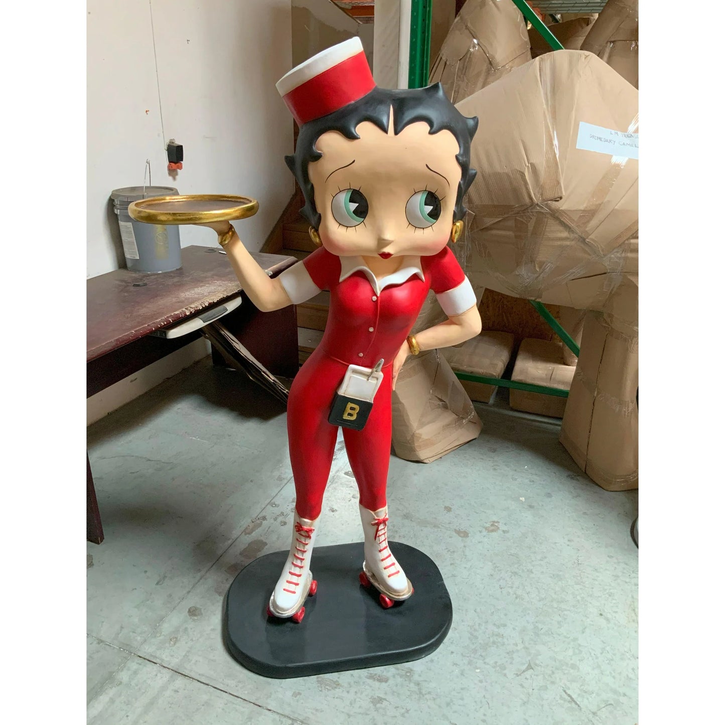 Betty Boop Waitress Statue