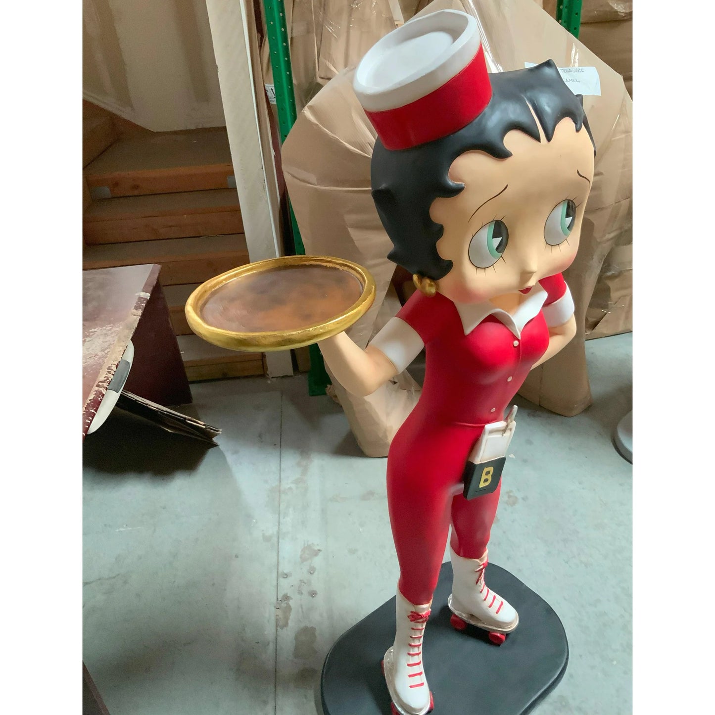 Betty Boop Waitress Statue