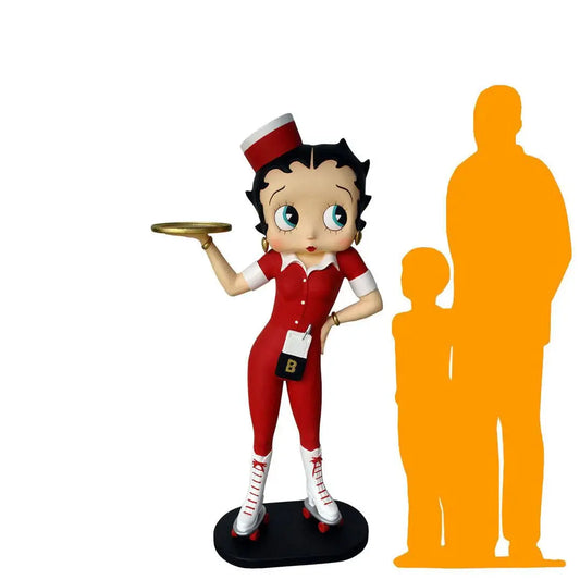 Betty Boop Waitress Statue BB054-NE-A