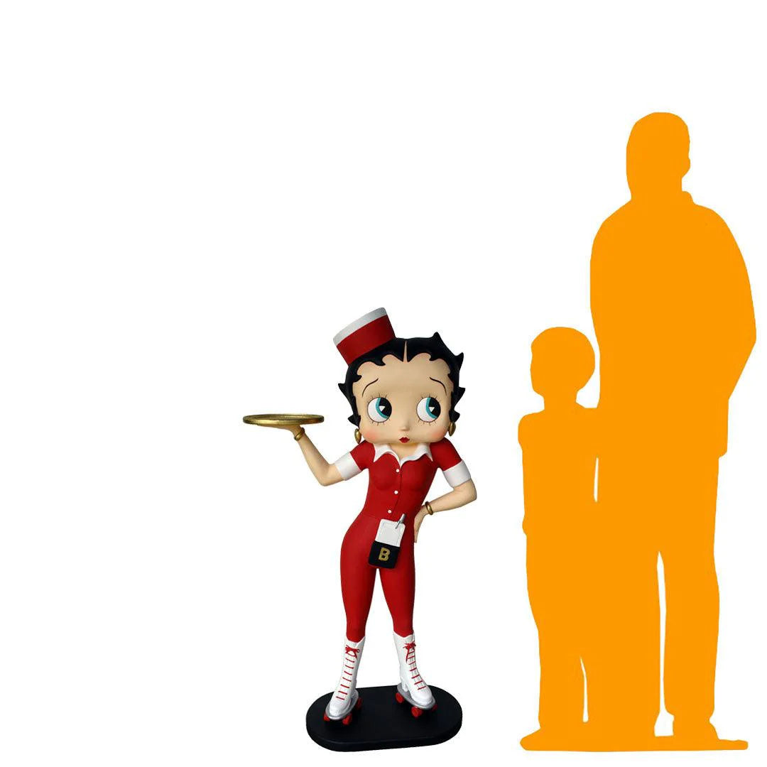 Small Betty Boop Waitress Statue