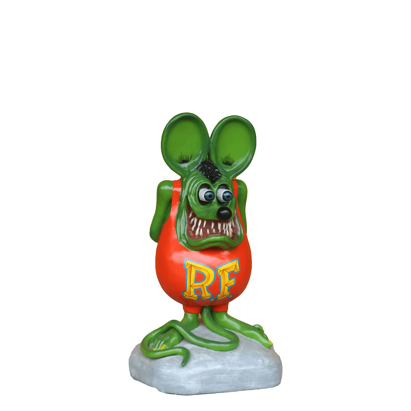 Green Rat Over Sized Statue - LM Treasures Prop Rentals