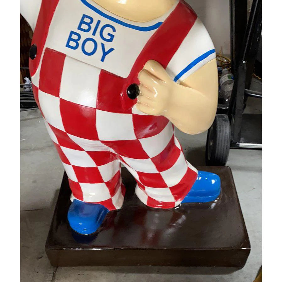 Small Boy With Hamburger Statue