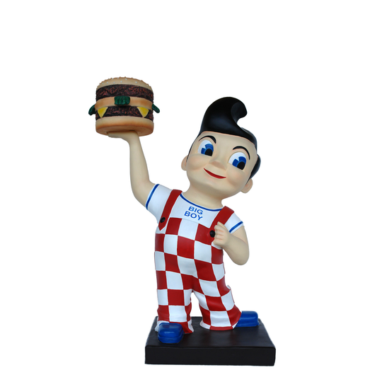 Small Boy With Hamburger Statue