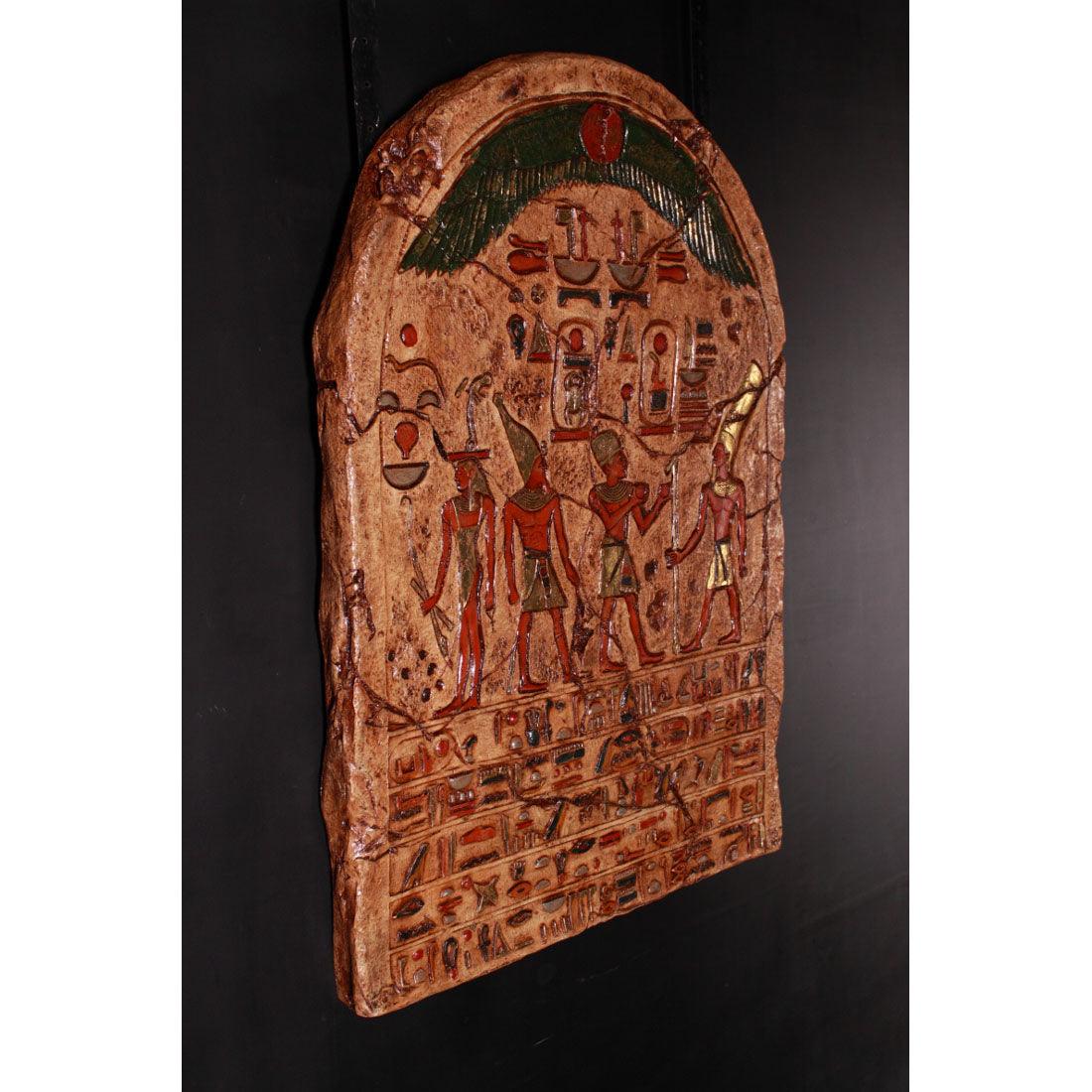 Egyptian Hieroglyphic Plaque Statue