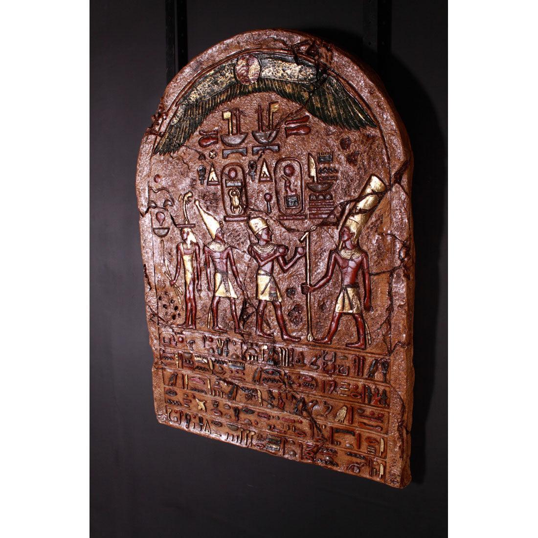 Egyptian Hieroglyphic Plaque Statue