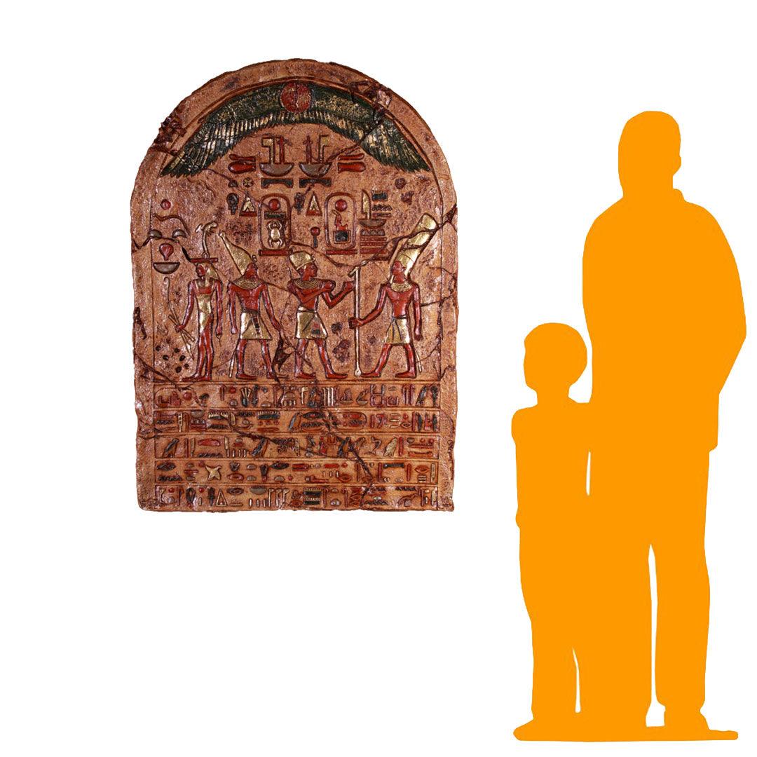 Egyptian Hieroglyphic Plaque Statue