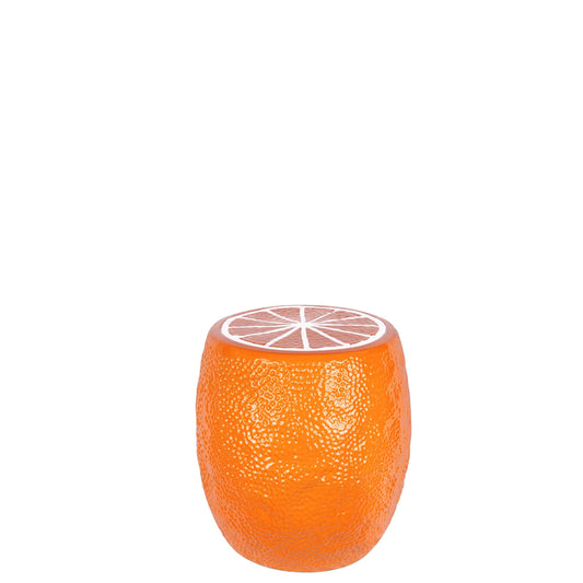 Orange Fruit Table Stool Statue